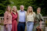 Den Haag 21 mei 2026
Fotouurtje met de koninklijke familie in de Hollandse tuin van Park Clingendael . Aanwezig Koning Willem Alexander Koningin Maxima Prinses Amalia Prinses Alexia en Prinses Ariane . 