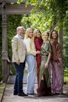 Den Haag 21 mei 2026
Fotouurtje met de koninklijke familie in de Hollandse tuin van Park Clingendael . Aanwezig Koning Willem Alexander Koningin Maxima Prinses Amalia Prinses Alexia en Prinses Ariane . 