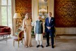 Den Haag 16 mei 2026
Koningin Maxima Koning Willem Alexander en President Modi India op paleis Huis ten Bosch 