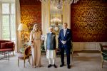 Den Haag 16 mei 2026
Koningin Maxima Koning Willem Alexander en President Modi India op paleis Huis ten Bosch 