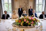 Den Haag 16 mei 2026
Koningin Maxima Koning Willem Alexander en President Modi India op paleis Huis ten Bosch 
