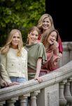 Den Haag 21 mei 2026
Fotouurtje met de koninklijke familie in de Hollandse tuin van Park Clingendael . Aanwezig Koning Willem Alexander Koningin Maxima Prinses Amalia Prinses Alexia en Prinses Ariane . 