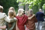 Den Haag 21 mei 2026
Fotouurtje met de koninklijke familie in de Hollandse tuin van Park Clingendael . Aanwezig Koning Willem Alexander Koningin Maxima Prinses Amalia Prinses Alexia en Prinses Ariane . 