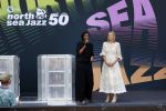 Rotterdam 10 juli 2026
Koningin Maxima opent het North sea jazz festival in Ahoy . Giovanca presenteerde de opening 