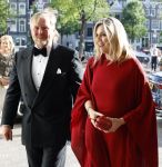 Amsterdam 2 juli 2026
Zijne Majesteit de Koning Willem Alexander en Hare Majesteit Koningin Maxima zijn aanwezig bij het gala van het Nationale Ballet ter ere van het afscheid van directeur Ted Brandsen. OOk burgemeester Femke Halsema en Commisaris v d Koningin Arthur v Dijk zijn aanwezig . Jessica Durlacher 