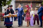 ROERMOND 19 mei 2026 Koning Willem Alexander en Koningin Maxima brengen een streekbezoek aan de gemeenten Maasgouw, Echt-Susteren, Roerdalen en Roermond. Tijdens het streekbezoek bezoekt het paar de schutterij in Wessem, Abdij Lilbosch in Echt, het smalste stukje Nederland in Illikhoven en Roermond, 19 Mei 2026. 