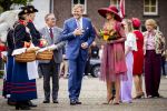 ROERMOND 19 mei 2026 Koning Willem Alexander en Koningin Maxima brengen een streekbezoek aan de gemeenten Maasgouw, Echt-Susteren, Roerdalen en Roermond. Tijdens het streekbezoek bezoekt het paar de schutterij in Wessem, Abdij Lilbosch in Echt, het smalste stukje Nederland in Illikhoven en Roermond, 19 Mei 2026. 