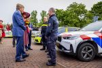 ROERMOND 19 mei 2026 Koning Willem Alexander en Koningin Maxima brengen een streekbezoek aan de gemeenten Maasgouw, Echt-Susteren, Roerdalen en Roermond. Tijdens het streekbezoek bezoekt het paar de schutterij in Wessem, Abdij Lilbosch in Echt, het smalste stukje Nederland in Illikhoven en Roermond, 19 Mei 2026. 
