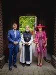 ROERMOND 19 mei 2026 Koning Willem Alexander en Koningin Maxima brengen een streekbezoek aan de gemeenten Maasgouw, Echt-Susteren, Roerdalen en Roermond. Tijdens het streekbezoek bezoekt het paar de schutterij in Wessem, Abdij Lilbosch in Echt, het smalste stukje Nederland in Illikhoven en Roermond, 19 Mei 2026. 
