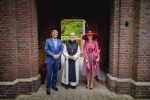 ROERMOND 19 mei 2026 Koning Willem Alexander en Koningin Maxima brengen een streekbezoek aan de gemeenten Maasgouw, Echt-Susteren, Roerdalen en Roermond. Tijdens het streekbezoek bezoekt het paar de schutterij in Wessem, Abdij Lilbosch in Echt, het smalste stukje Nederland in Illikhoven en Roermond, 19 Mei 2026. 