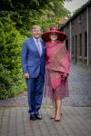ROERMOND 19 mei 2026 Koning Willem Alexander en Koningin Maxima brengen een streekbezoek aan de gemeenten Maasgouw, Echt-Susteren, Roerdalen en Roermond. Tijdens het streekbezoek bezoekt het paar de schutterij in Wessem, Abdij Lilbosch in Echt, het smalste stukje Nederland in Illikhoven en Roermond, 19 Mei 2026. 