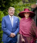 ROERMOND 19 mei 2026 Koning Willem Alexander en Koningin Maxima brengen een streekbezoek aan de gemeenten Maasgouw, Echt-Susteren, Roerdalen en Roermond. Tijdens het streekbezoek bezoekt het paar de schutterij in Wessem, Abdij Lilbosch in Echt, het smalste stukje Nederland in Illikhoven en Roermond, 19 Mei 2026. 