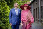 ROERMOND 19 mei 2026 Koning Willem Alexander en Koningin Maxima brengen een streekbezoek aan de gemeenten Maasgouw, Echt-Susteren, Roerdalen en Roermond. Tijdens het streekbezoek bezoekt het paar de schutterij in Wessem, Abdij Lilbosch in Echt, het smalste stukje Nederland in Illikhoven en Roermond, 19 Mei 2026. 