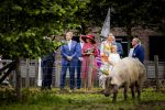 ROERMOND 19 mei 2026 Koning Willem Alexander en Koningin Maxima brengen een streekbezoek aan de gemeenten Maasgouw, Echt-Susteren, Roerdalen en Roermond. Tijdens het streekbezoek bezoekt het paar de schutterij in Wessem, Abdij Lilbosch in Echt, het smalste stukje Nederland in Illikhoven en Roermond, 19 Mei 2026. 