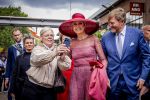 ROERMOND 19 mei 2026 Koning Willem Alexander en Koningin Maxima brengen een streekbezoek aan de gemeenten Maasgouw, Echt-Susteren, Roerdalen en Roermond. Tijdens het streekbezoek bezoekt het paar de schutterij in Wessem, Abdij Lilbosch in Echt, het smalste stukje Nederland in Illikhoven en Roermond, 19 Mei 2026. 