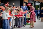 ROERMOND 19 mei 2026 Koning Willem Alexander en Koningin Maxima brengen een streekbezoek aan de gemeenten Maasgouw, Echt-Susteren, Roerdalen en Roermond. Tijdens het streekbezoek bezoekt het paar de schutterij in Wessem, Abdij Lilbosch in Echt, het smalste stukje Nederland in Illikhoven en Roermond, 19 Mei 2026. 
