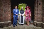 ROERMOND 19 mei 2026 Koning Willem Alexander en Koningin Maxima brengen een streekbezoek aan de gemeenten Maasgouw, Echt-Susteren, Roerdalen en Roermond. Tijdens het streekbezoek bezoekt het paar de schutterij in Wessem, Abdij Lilbosch in Echt, het smalste stukje Nederland in Illikhoven en Roermond, 19 Mei 2026. 