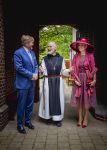 ROERMOND 19 mei 2026 Koning Willem Alexander en Koningin Maxima brengen een streekbezoek aan de gemeenten Maasgouw, Echt-Susteren, Roerdalen en Roermond. Tijdens het streekbezoek bezoekt het paar de schutterij in Wessem, Abdij Lilbosch in Echt, het smalste stukje Nederland in Illikhoven en Roermond, 19 Mei 2026. 
