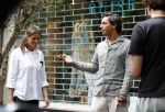 Amsterdam 27 juli 2026
Mark Baanders wordt in amsterdam zuid op straat en terras geinterviewd