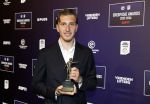 Maarssen 25 mei 2026
Voetballer van het jaar gala in de Fabrique in Maarssen . ESPN organiseert het . Mika Godts kwam met zijn vrouw Haifa 