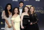 Leusden 20 mei 2026
Musical awards gala bij AFAS in Leusden . Natascha Molly, eva jonker, Luuk Haaze, Sita Vermeulen

