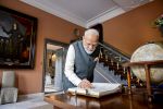 Den Haag 16 mei 2026
Koningin Maxima Koning Willem Alexander en President Modi India op paleis Huis ten Bosch 
