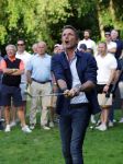 Amsterdam 29 mei 2026
Prins Maurits opent het golftournooi in het Vondelpark met een mooie afslag .