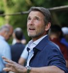 Amsterdam 29 mei 2026
Prins Maurits opent het golftournooi in het Vondelpark met een mooie afslag .