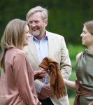 Den Haag 21 mei 2026
Fotouurtje met de koninklijke familie in de Hollandse tuin van Park Clingendael . Aanwezig Koning Willem Alexander Koningin Maxima Prinses Amalia Prinses Alexia en Prinses Ariane . 