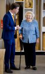 NOORDWOLDE - 20 mei 2026
Prinses Beatrix bezoekt Nationaal Vlechtmuseum ter gelegenheid van het 25 jarig jubileum, 20 Mei 2026. Tijdens het bezoekt onthult de prinses de originele wieg wij zij als baby in heeft gelegen. 