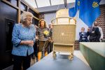 NOORDWOLDE - 20 mei 2026
Prinses Beatrix bezoekt Nationaal Vlechtmuseum ter gelegenheid van het 25 jarig jubileum, 20 Mei 2026. Tijdens het bezoekt onthult de prinses de originele wieg wij zij als baby in heeft gelegen. 