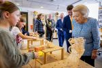 NOORDWOLDE - 20 mei 2026
Prinses Beatrix bezoekt Nationaal Vlechtmuseum ter gelegenheid van het 25 jarig jubileum, 20 Mei 2026. Tijdens het bezoekt onthult de prinses de originele wieg wij zij als baby in heeft gelegen. 