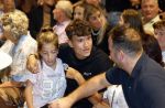 Den Haag 10 juli 2026
Boekpresentatie Estevana Polman bij boekenwinkel Paagman . Eva Jinek interviewt haar . Rafael v d Vaart Lolita vd Vaart Damian v d Vaart en Jesslynn v d Vaart