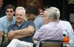Amsterdam 3 juli 2026
Maarten Spanjer en Rijk de Gooyer jr op terras in Amsterdam zuid.