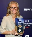 Maarssen 25 mei 2026
Voetballer van het jaar gala in de Fabrique in Maarssen . ESPN organiseert het . Sarina Wiegman kwam met haar man en kinderen . Ze kreeg de ouvre award