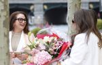Amsterdam 18 mei 2026
Stephanie Tency in het Amstelhotel . Ze vertrekken daarna met aantal gasten met boot om half jaar van haar boek te vieren 