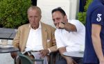 Amsterdam 9 juli 2026
Theo Hiddema op terras in het centrum van Amsterdam .
