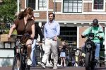 Amsterdam 10 juli 2026
Thierry Baudet wandelend door het centrum van Amsterdam .