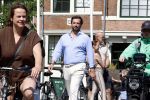 Amsterdam 10 juli 2026
Thierry Baudet wandelend door het centrum van Amsterdam .