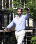 Amsterdam 10 juli 2026
Thierry Baudet wandelend door het centrum van Amsterdam .