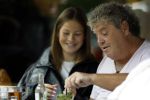 Amsterdam 20 augustus 2026
Dirk Zeelenberg met zijn dochter Bobbi aan het lunchen in Amsterdam zuid.