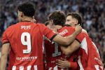 Eindhoven, 10 september 2026
Eerste wedstrijd Champions League
PSV-Sjachtar, eindstand 1-1
Doelpuntviering Sergino Dest 
Foto Carlo van Hout