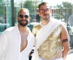 Amsterdam 1 augustus 2026
AVRO TROS boot bij de Gay pride . Freek Bartels met partner