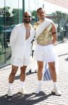 Amsterdam 1 augustus 2026
AVRO TROS boot bij de Gay pride . Freek Bartels met partner