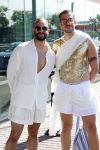 Amsterdam 1 augustus 2026
AVRO TROS boot bij de Gay pride . Freek Bartels met partner