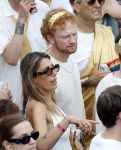 Amsterdam 1 augustus 2026
Malou Petter met haar vriend Sil v d  Wees tijdens de Gay Pride op de AVRO TROS Boot