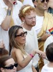 Amsterdam 1 augustus 2026
Malou Petter met haar vriend Sil v d  Wees tijdens de Gay Pride op de AVRO TROS Boot