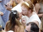 Amsterdam 1 augustus 2026
Malou Petter met haar vriend Sil v d  Wees tijdens de Gay Pride op de AVRO TROS Boot