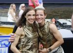 Amsterdam 1 augustus 2026
AVRO TROS boot bij de Gay pride . Marleen v Oostmarsum met partner