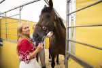 Aken 11 augustus 2026
Prinses Amalia op bezoek bij het wereldkampioenschap Paarden in Aken . 